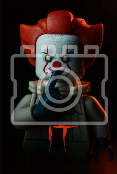 IT: PENNYWISE - LEGO-Inspired A4 Movie Poster Print - Ready to Frame