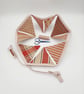 Mini bunting in red and gold. Free uk delivery.   - Image 8