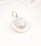 Rainbow Moonstone Silver Pendant Handmade  - Image 1
