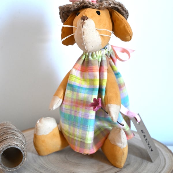 Sally the dog art doll