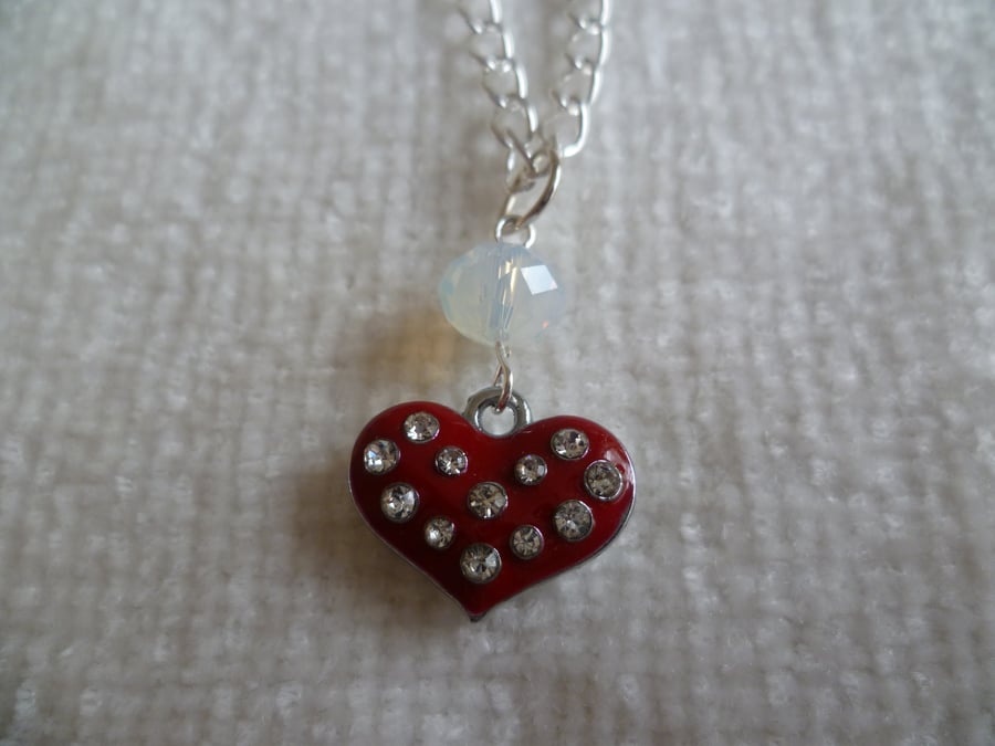 Red Heart Necklace