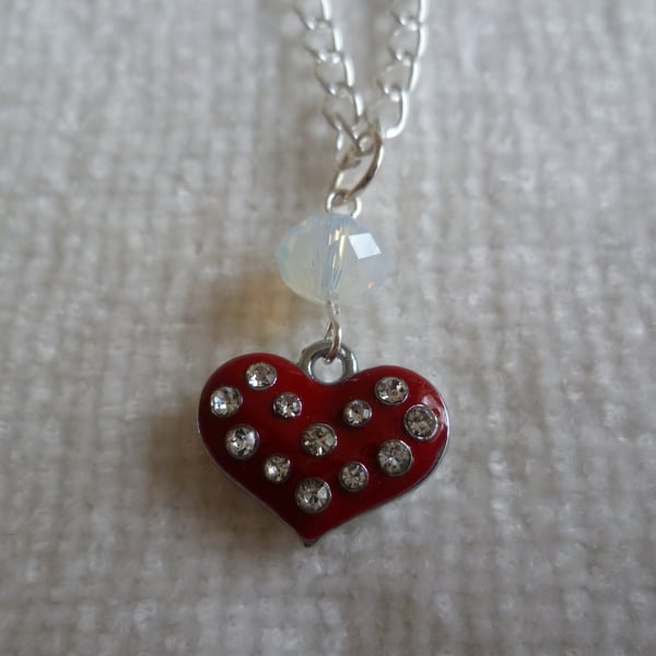 Red Heart Necklace