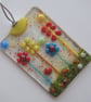 Artist made Fused Glass Flowers Suncatcher. - Image 4