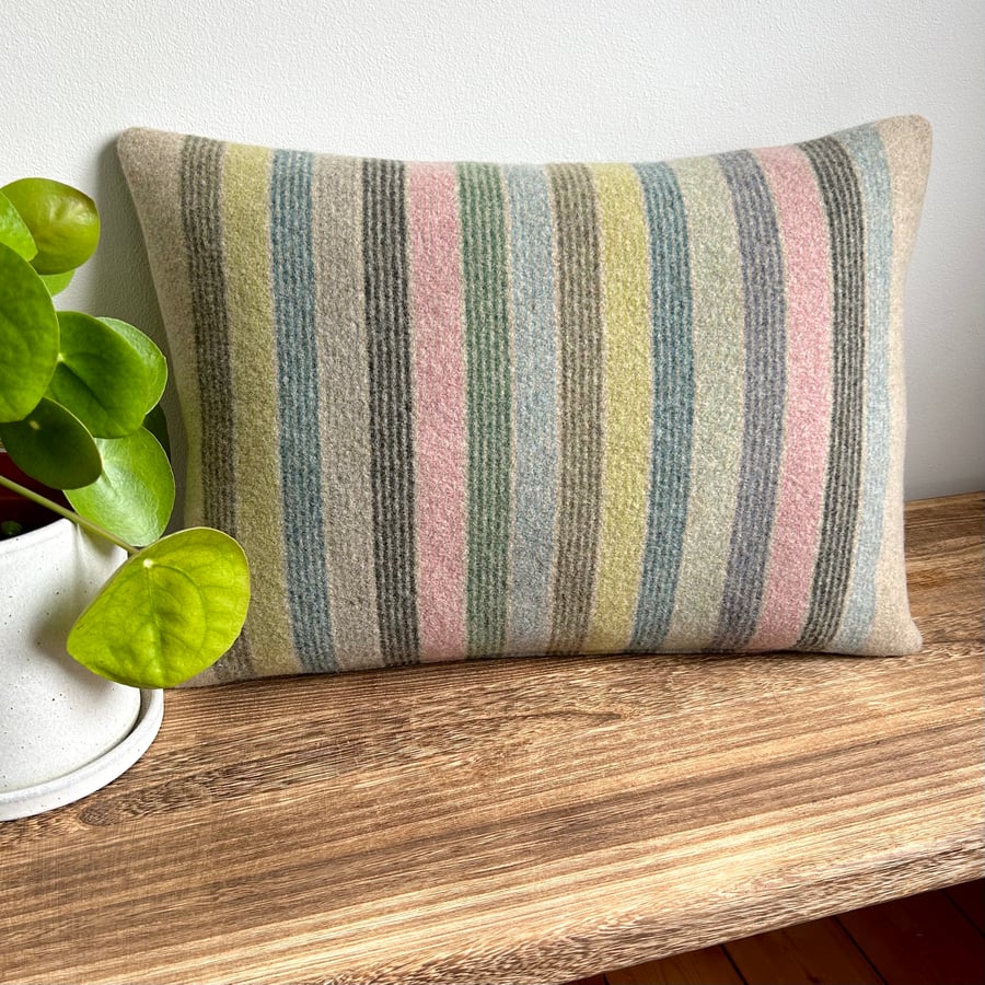 Large 100 % Felted Merino Lambswool Cushion