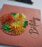 Circle of Chrysanthemums Birthday Card  - Image 3