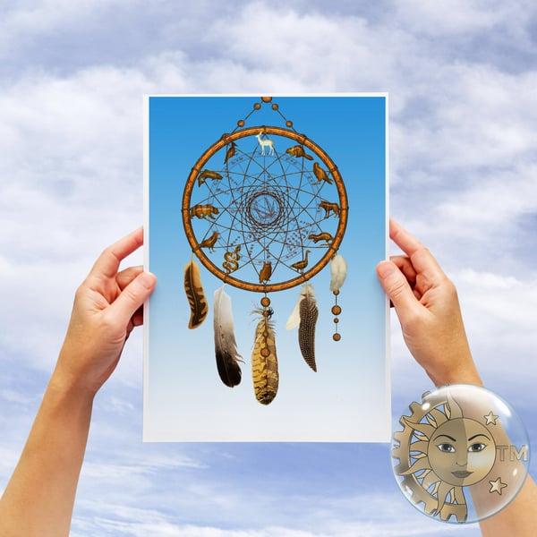 Personal Astrological Art - The Dreamcatcher Astrology Chart
