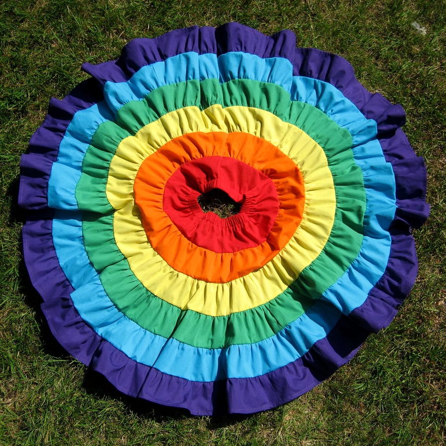 Rainbow Twirl Skirt (Child) 16" Length