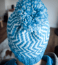 Chevron Hat Knitting Pattern - DIGITAL PATTERN ONLY - Image 2