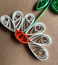 Quilled White Daisies and Butterfly - Image 2