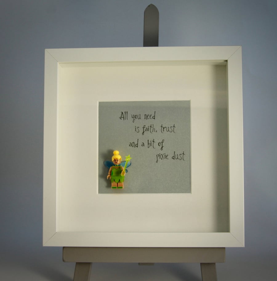 Tinker bell ....Pixie Dust mini Figure frame