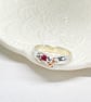 Ruby Silver and Gold Ring Handmade  - Image 2