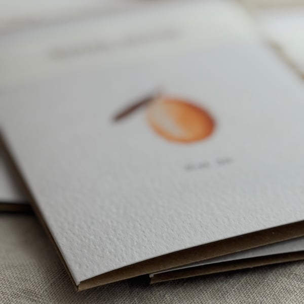 Olive You I Love you blank greetings card (QM279)