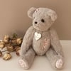 Unique artist bear by Bearlescent, handmade collectable, luxury large teddy bear