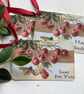 GIFT TAGS .Vintage -style  ' Cherry Ripe '( set of 3) ' .ready to ship...