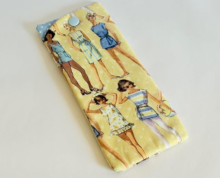 Fabric glasses case