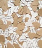 Shakespeare Novel Book Kraft Confetti Hearts - Wedding Engagement Party Decor - Image 3