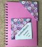 100% Cotton Bookmark hand crafted. Save the Page Unique modern square shape. - Image 4