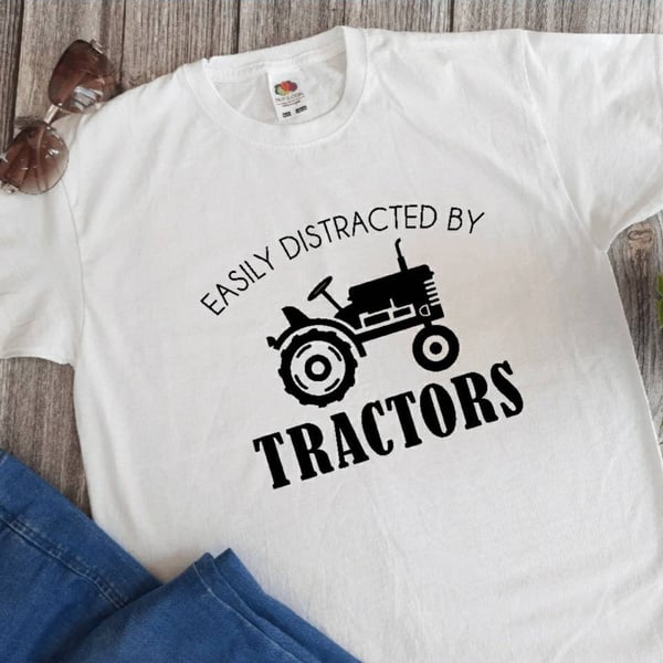 Farmers tractor t-shirt, men's, women's t-shirt, funny t-shirt, machinery lover