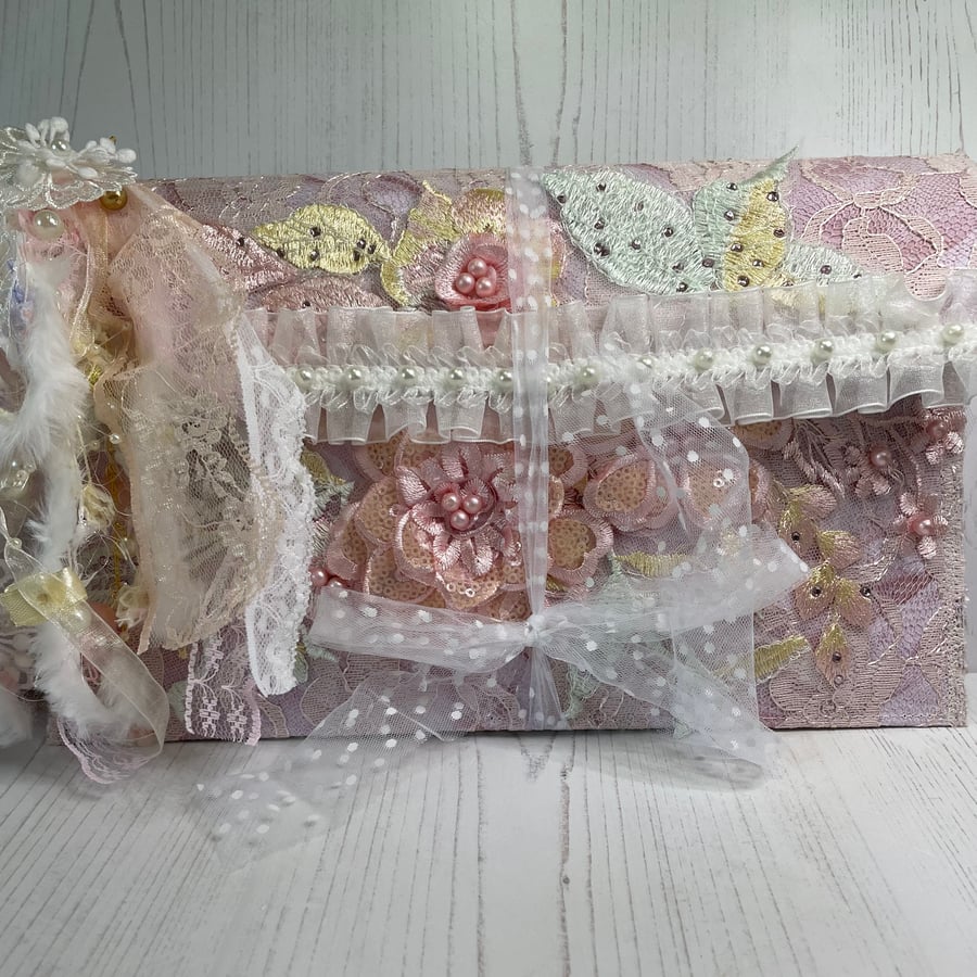 Clutch folio with journal and ephemera by Carolee Crafts DTP - 0008