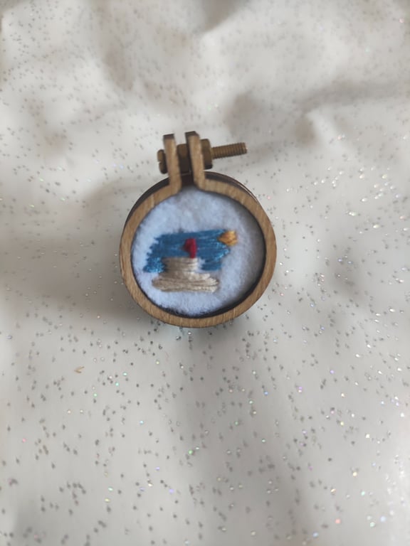Sandcastle mini badge