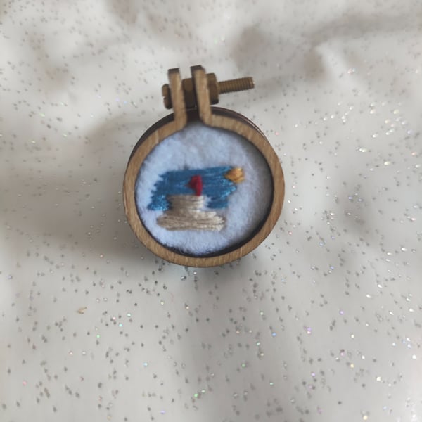 Sandcastle mini badge