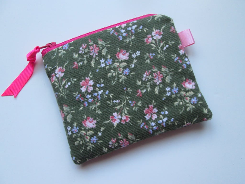 Pretty Floral  Coin Purse