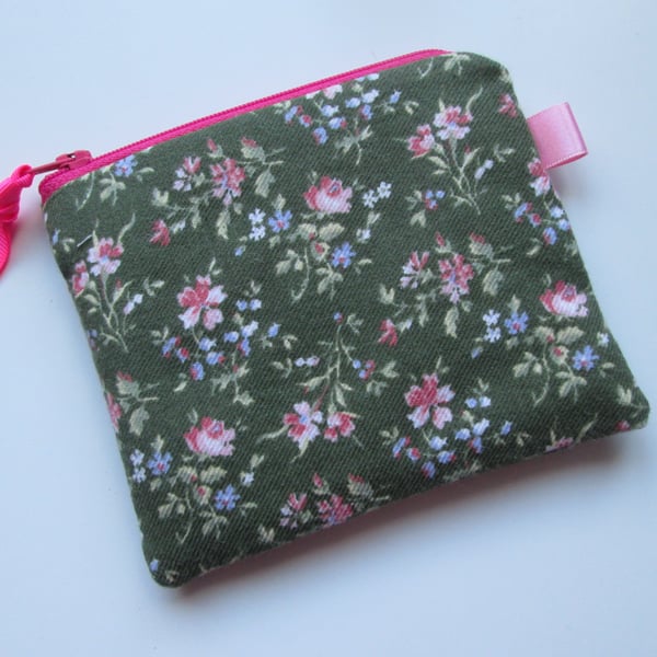 Pretty Floral  Coin Purse