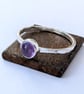 Sterling silver  Amethyst Ring, Handmade Urban Jewellery Design