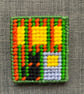 Spookytown House Brooch Cat piece