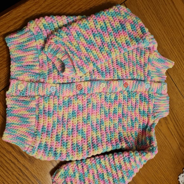 A multi coloured  cardigan 