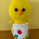 Crochet Easter Chick Handmade Chick Amigurimi chick
