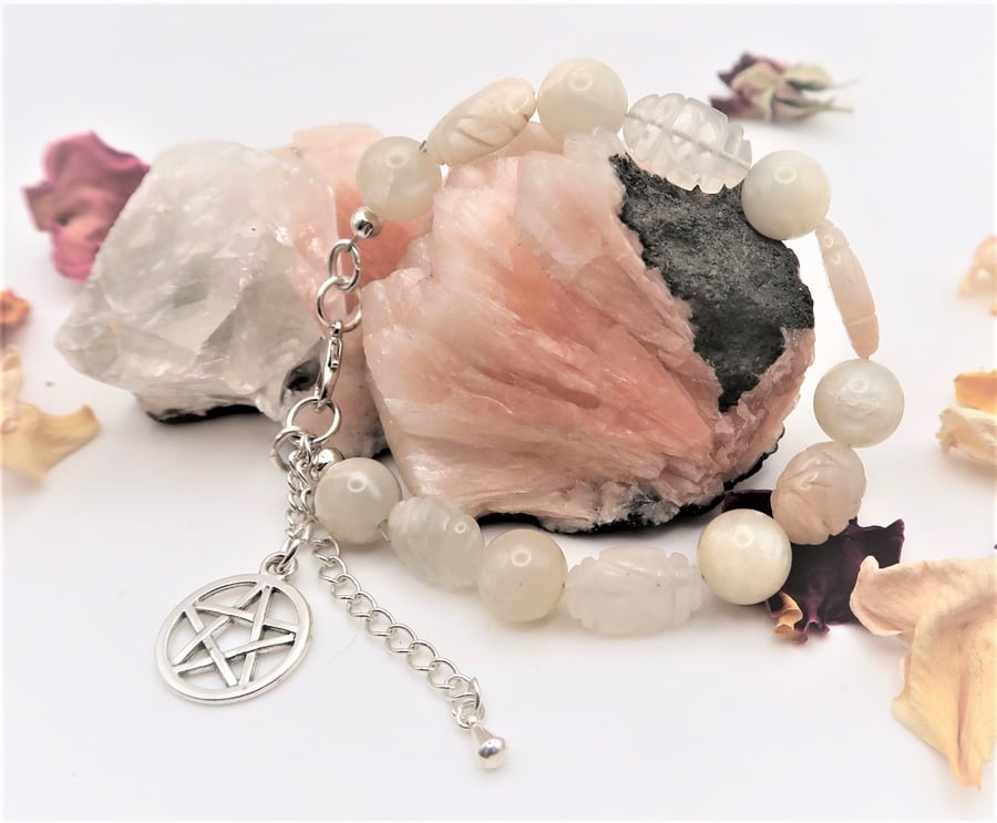 Genuine cheap moonstone bracelet