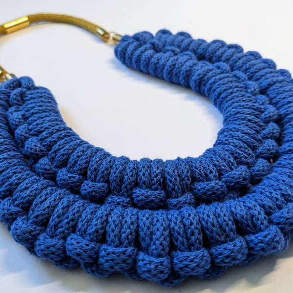 Chunky, sustainable rope necklace (The Bovey necklace) 