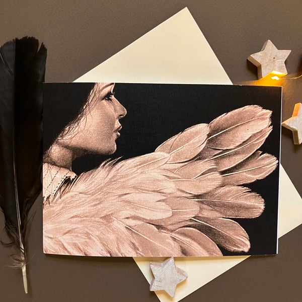 Jophiel Blank Greeting Card