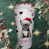 Frenchie Claus Dog Breed Cute Christmas Tree Hot Cup Winter Hot Drinks