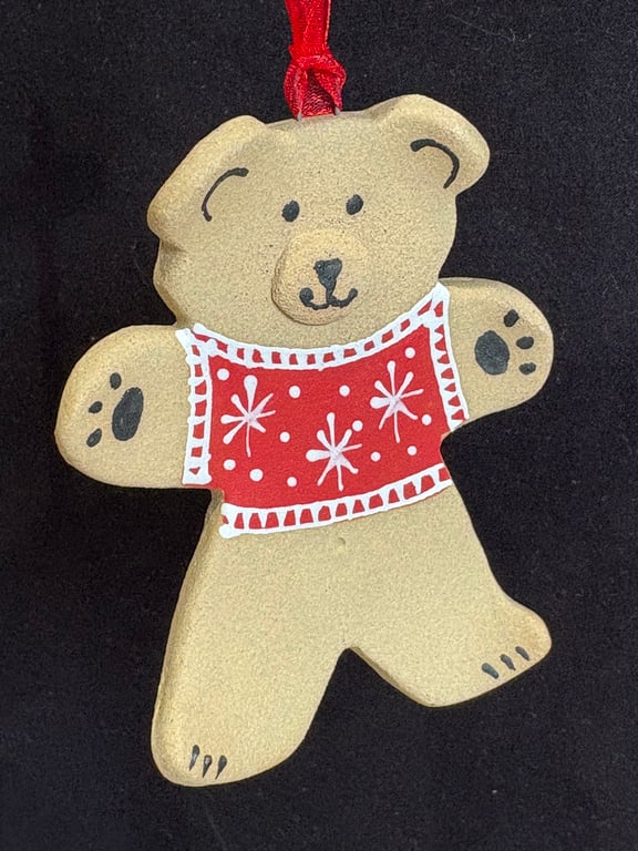 Gingerbread Teddy Hanging Decoration