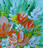 Original art acrylic floral painting ( ref FA 401 D1 ) - Image 2