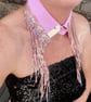 Upcycled Rose Gold and Pink Statement Collar - The Neckcessory Removable Collar - Image 10