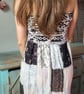 Coffee Latte stretch jersey and cotton Sundress - Image 1
