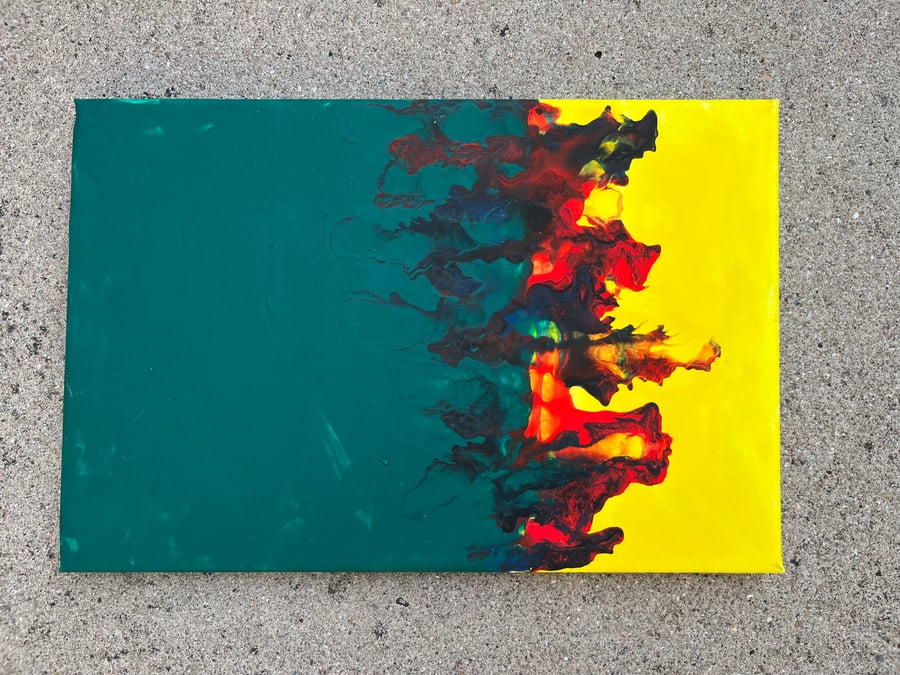 Canvas Marble Painting