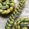 Merino blend spinning fibre 100g Grey Wagtail