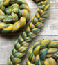 Merino blend spinning fibre 100g Grey Wagtail - Image 1