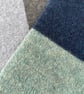 Colourblock Infinity Scarf - Navy Duck egg Denim - Image 2