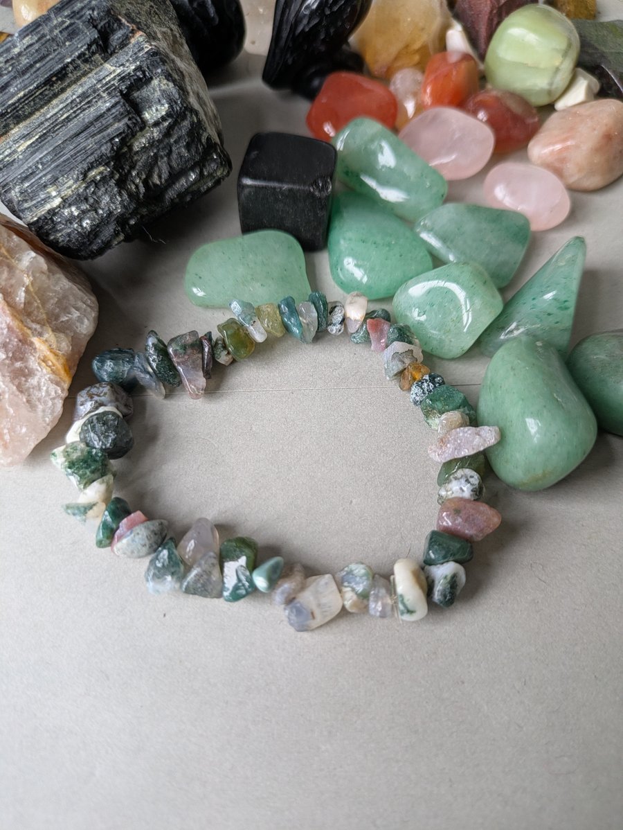 Challenging times bracelet with fancy jasper