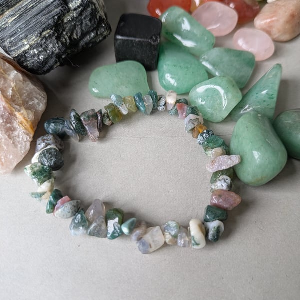 Challenging times bracelet with fancy jasper