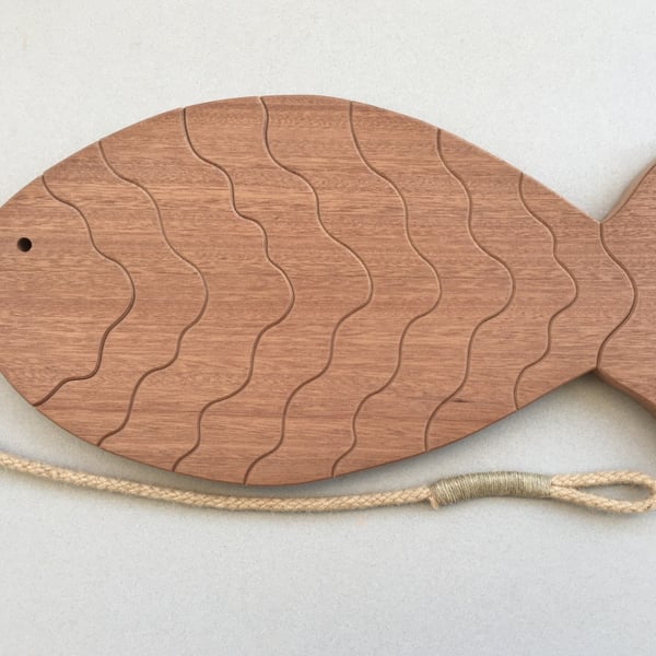 Fish Trivet in either Sapele or Tulipwood