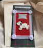  tartan birthday dog card - Image 1