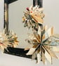 Vintage Book Paper Snowflakes, Hanging Christmas Decorations - Image 4