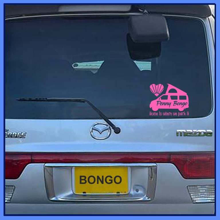 Personalized Mazda Bongo Campervan Vinyl Decal