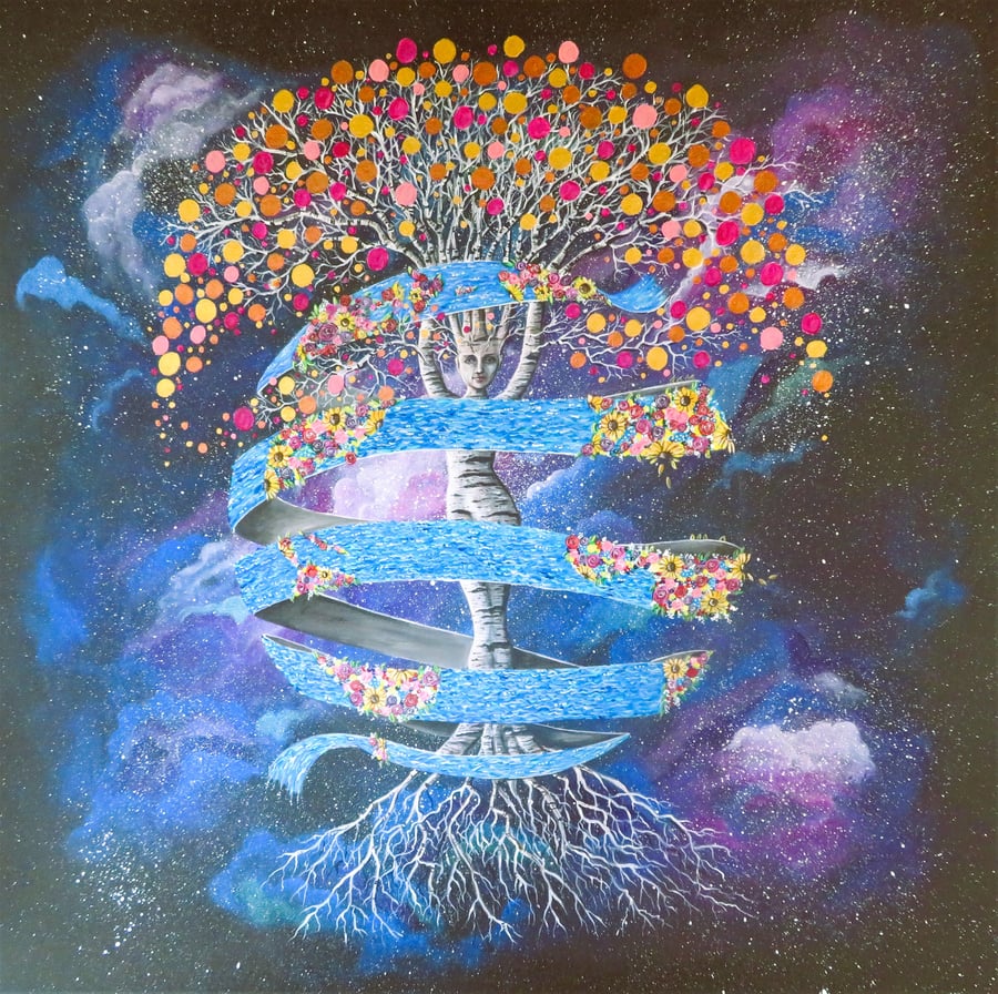 Gaia of the Universe unique giclée print 